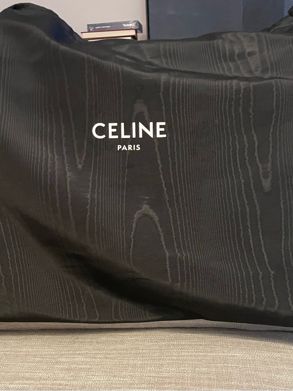 CELINE Classic Panier Braided Raffia Calfskin Triomphe Tan w dust bag - Picture 16 of 16
